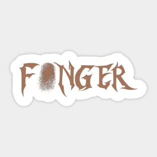 finger Sticker